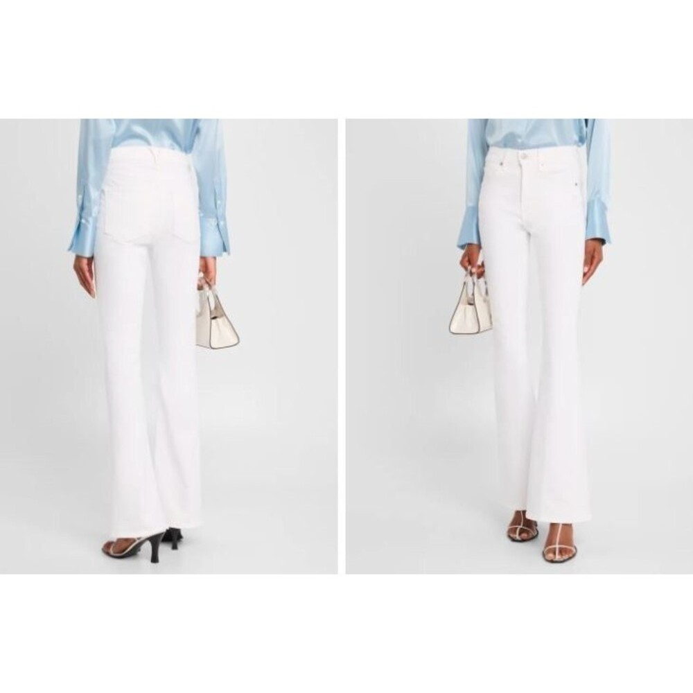 Veronica Beard Beverly Skinny Flare Jeans Sz 24 NWT 248 White